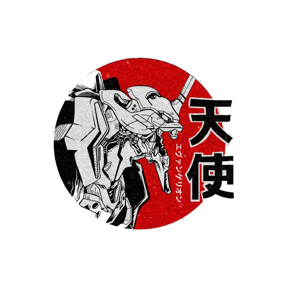 Evangelion Glitter Sticker